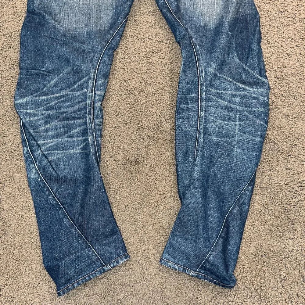 G-Star RAW Arc 3D GS01 Slim Jeans - Medium Vintage Aged Denim Wash Men's Sz. 30